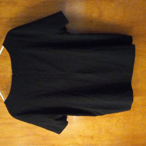 COS Black Cape Sleeve Blouse With Zip/Hook Back - Picture 4 of 7